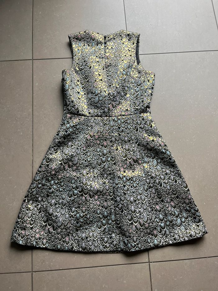 Robe patineuse dorée vero moda S - photo numéro 3