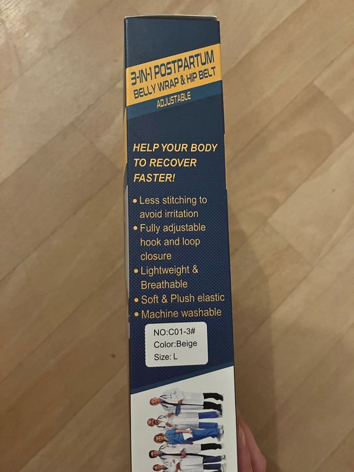 Ceinture post-partum 3 en 1