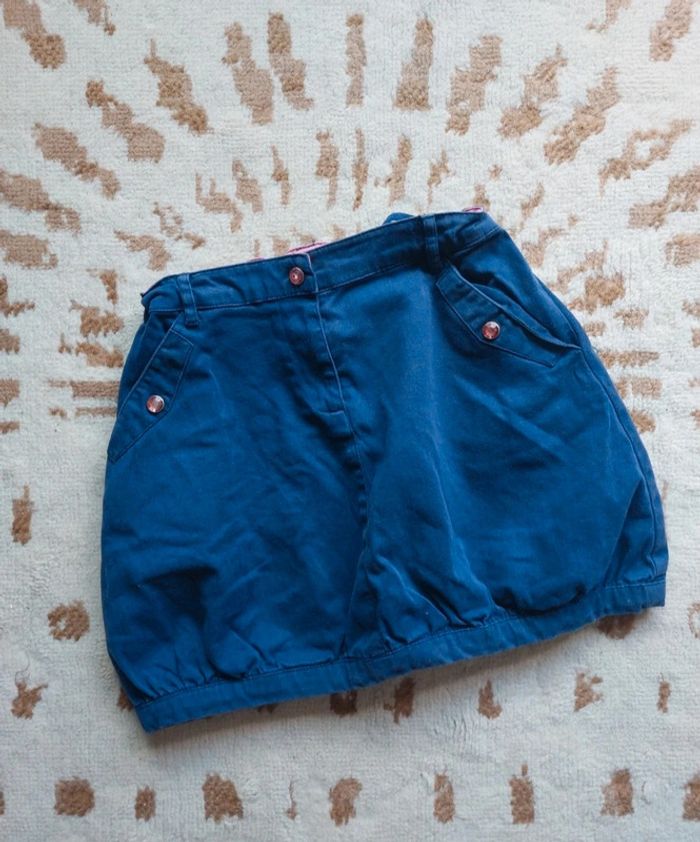 Jupe bleu marine taille réglable 8 ans