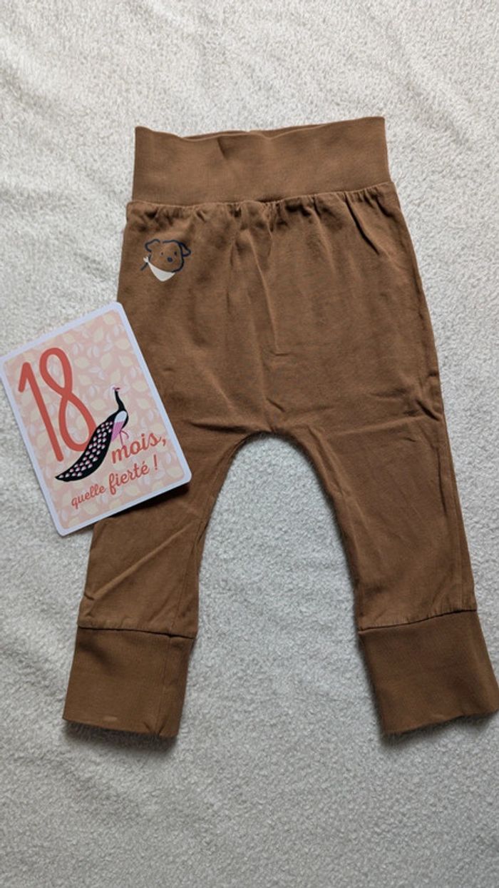 Pantalon sarouel évolutif 6-18 mois