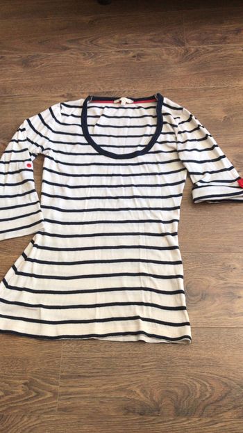 Tee-shirt rayé Etam manches 3/4