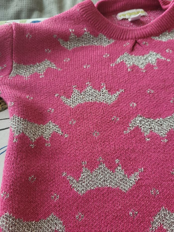 Pull rose fille 3 ans de chez Vertbaudet - photo numéro 2