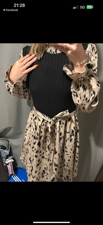 Robe léopard shein S