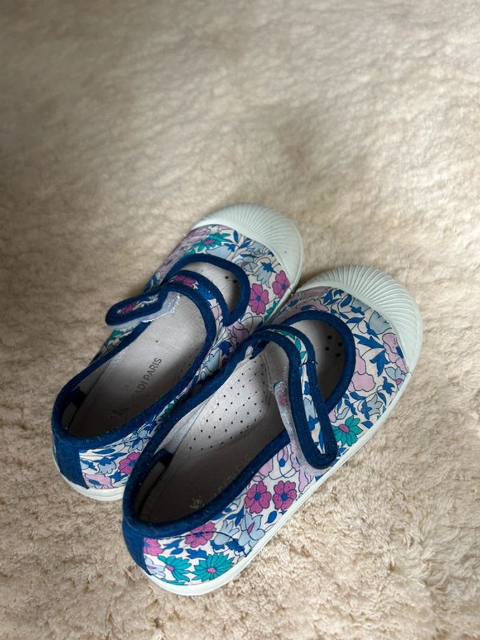 Chaussures toile liberty Jacadi fille 25 Tbe - photo numéro 6