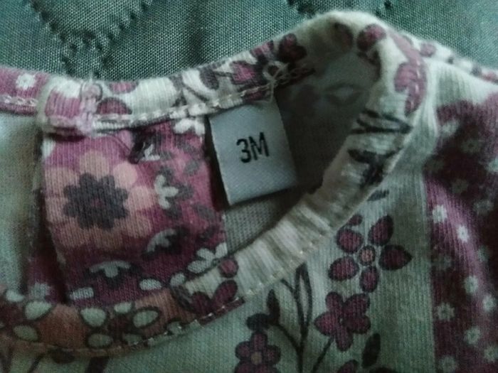 Ensemble maillot longue manche et legging, taille 3 mois - photo numéro 4