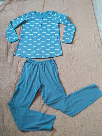 Pyjama chaud Petit Bateau 12 ans