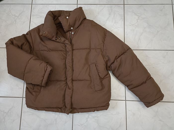 Doudoune marron femme