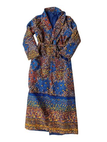 Long manteau léger / robe longue vintage