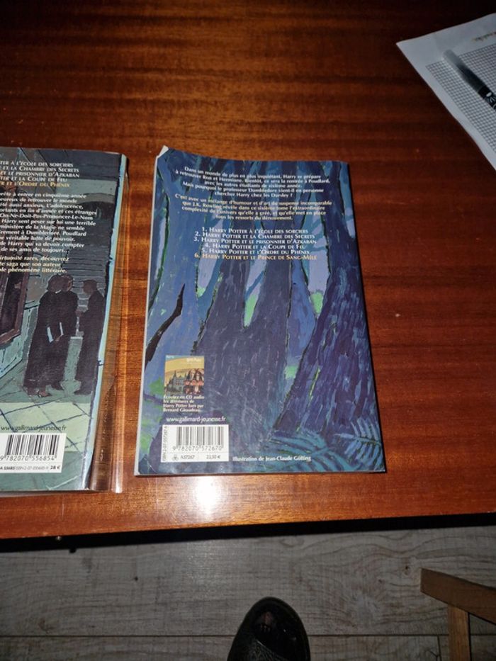 Lot de 2 livres harry potter gallimard 5 et 6 - photo numéro 5