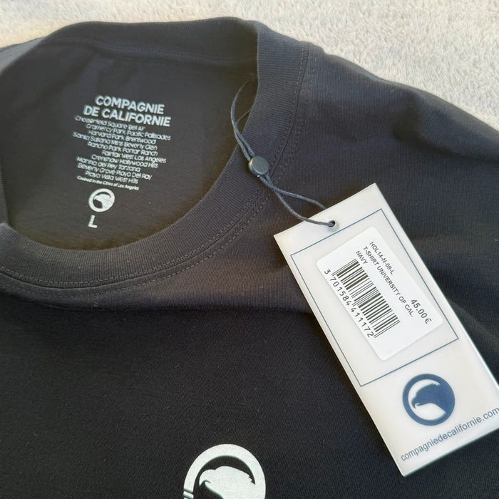 Compagnie de Californie - Tee-shirt "Hollywood" Bleu marine, taille L - photo numéro 3