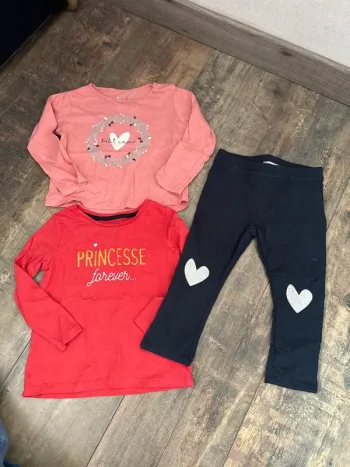 Ensemble maillots + leggings 24 mois