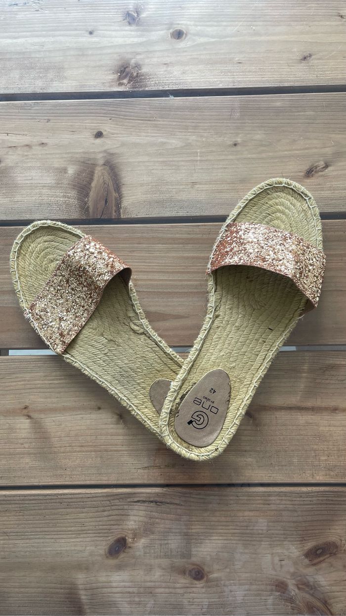 Sandales pailletées