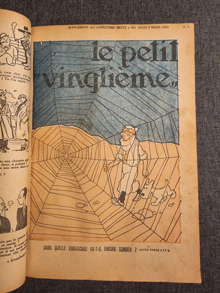 Reliure Petit Vingtieme 1933 - photo numéro 12