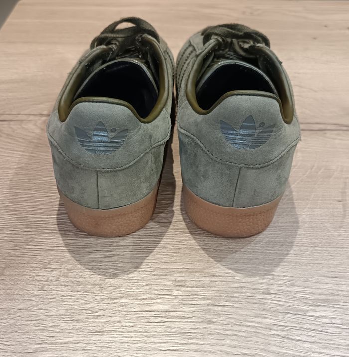 Basket Adidas Gazelle femme 37 1/3 kaki - photo numéro 4