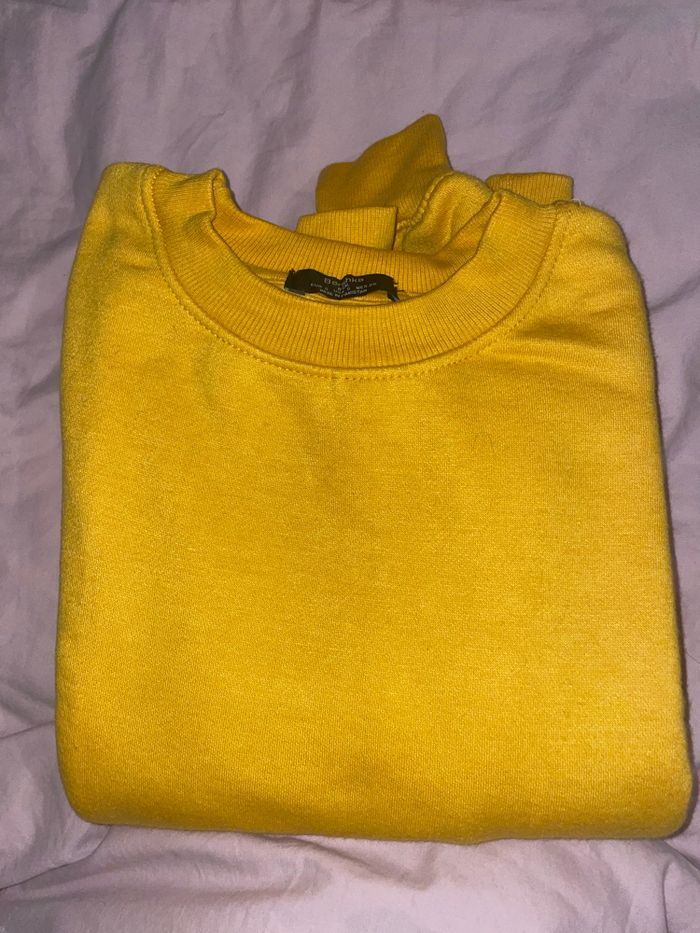 Pull jaune Bershka - photo numéro 4