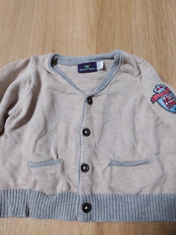 Pull Gillet sergent major 6 mois bus londres