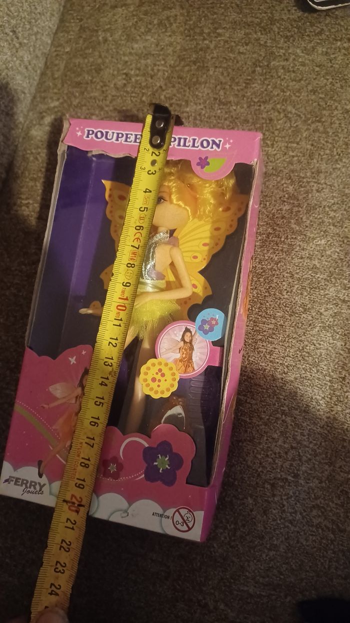 Poupée papillon 🦋 ferry neuf 20 cm - photo numéro 4