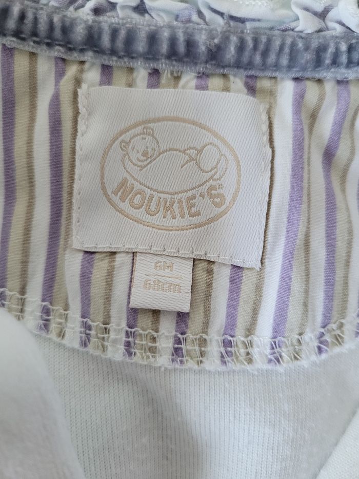 Pyjama velours Noukie's 6 mois TBE - photo numéro 6