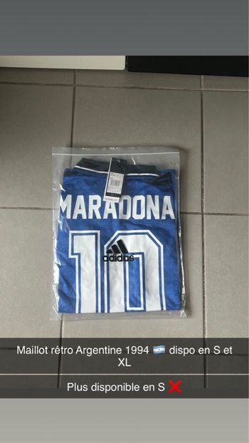 Maillot rétro Argentine 1994 - Diego Maradona 10