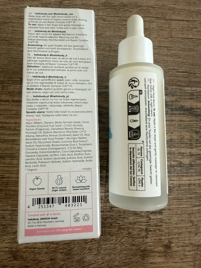 Hellobody serum de nuit régénérant - photo numéro 2