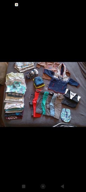 Lot vêtements bébé garçon 6 mois