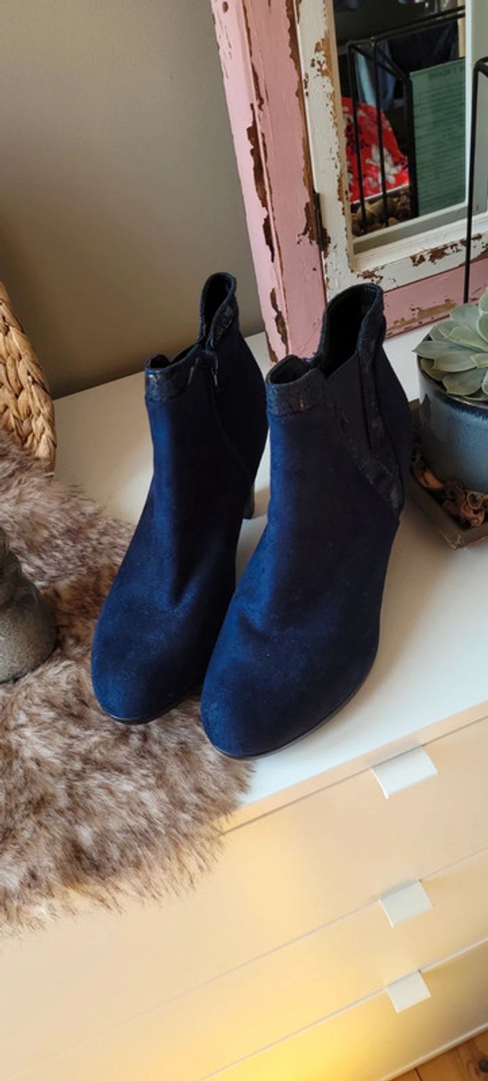 Bottines Treed One Taille 41 Marine - photo numéro 2