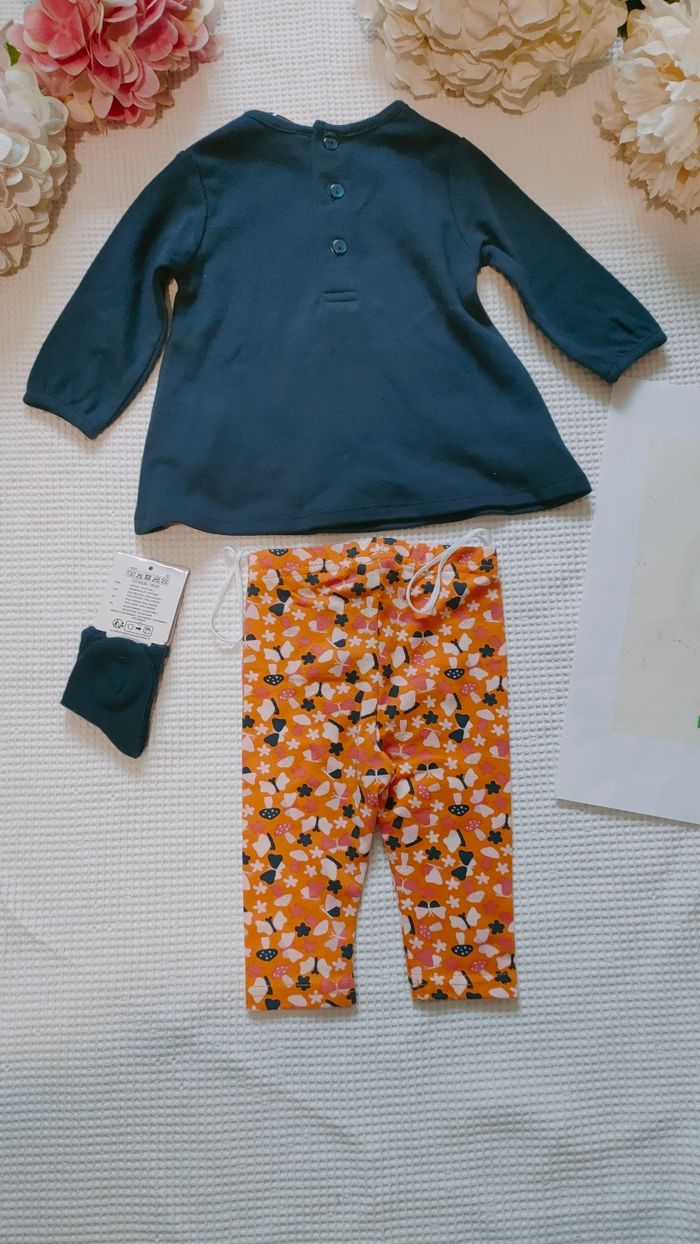 Ensemble haut, legging+ chaussettes neufs - photo numéro 3