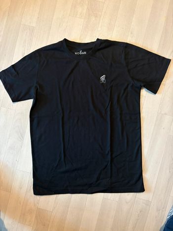 T-shirt Hogan taille L noir motif devant, voir photo