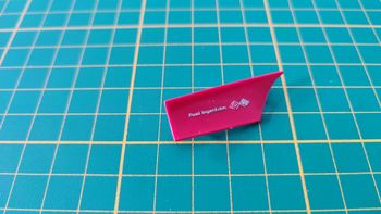 Plasturgie avant droite pièce détachée miniature Bburago Burago Chevrolet Corvette 1957 1/24 1/24e 1