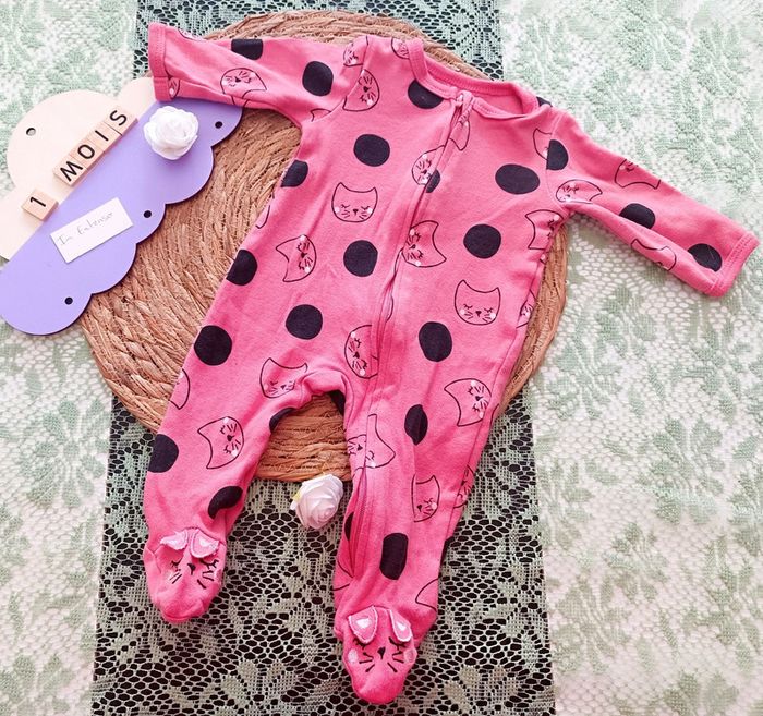 Pyjama fin fermeture