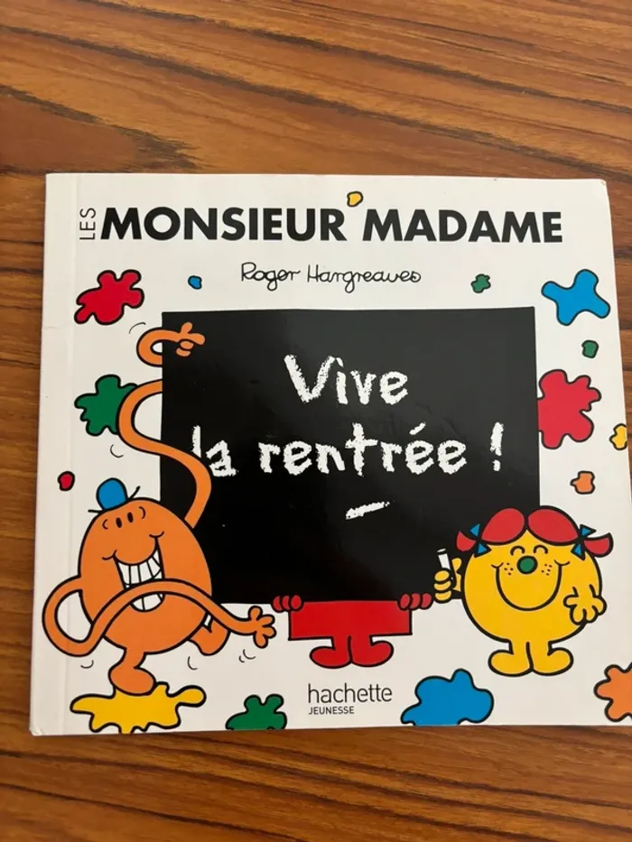Monsieur Madame vive la rentrée