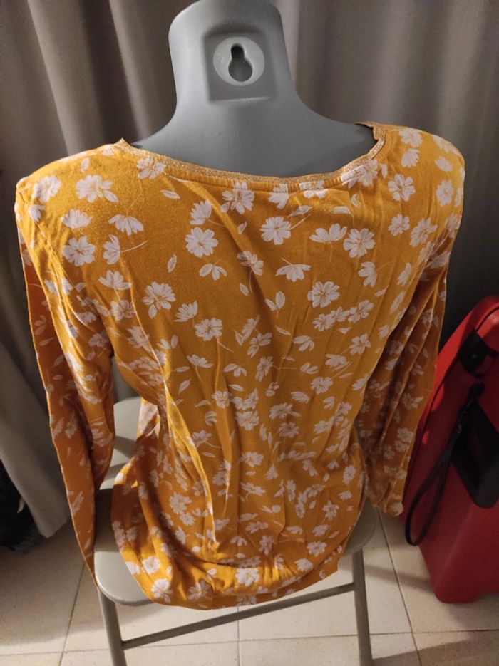 Beau haut moutarde camaïeu xl - photo numéro 2