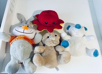 Lot de 4 peluches