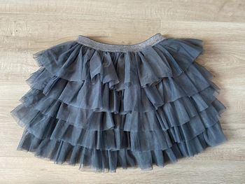 Jupe courte à volants