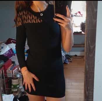 Robe noir asymétrique