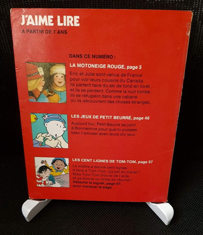 J'aime Lire N° 048 - La motoneige rouge (janv-81) - photo numéro 2