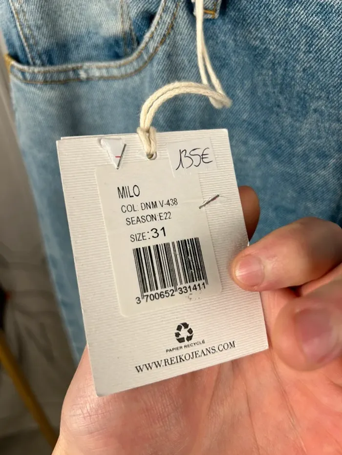 Jean taille haute Reiko W31 neuf - photo numéro 5