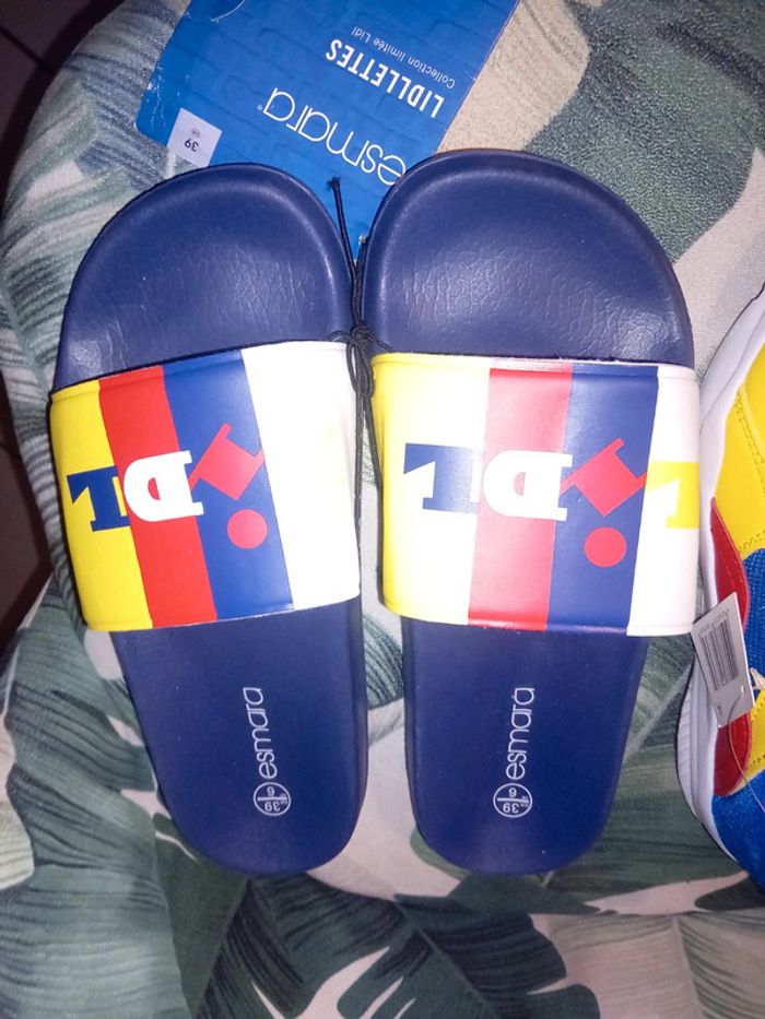 Lot de 2 paires de chaussures et claquettes lidl neuves - photo numéro 7