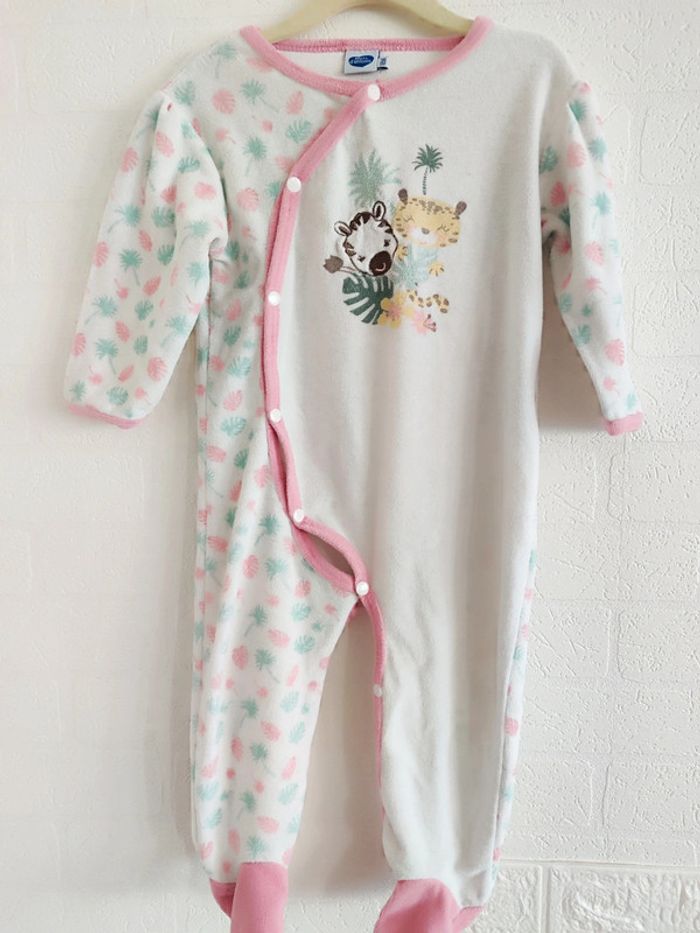 Pyjama en velours - mots d'enfants