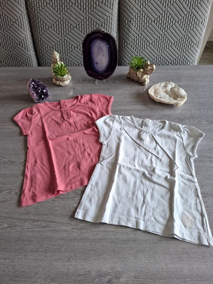 Lot 2 T-shirt 24 mois