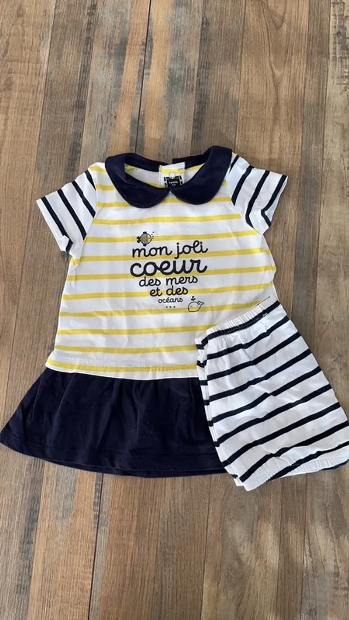 Robe terre de marin avec bloomer
