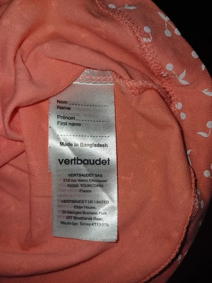 Lot robes filles été 6 mois vertbaudet - photo numéro 5