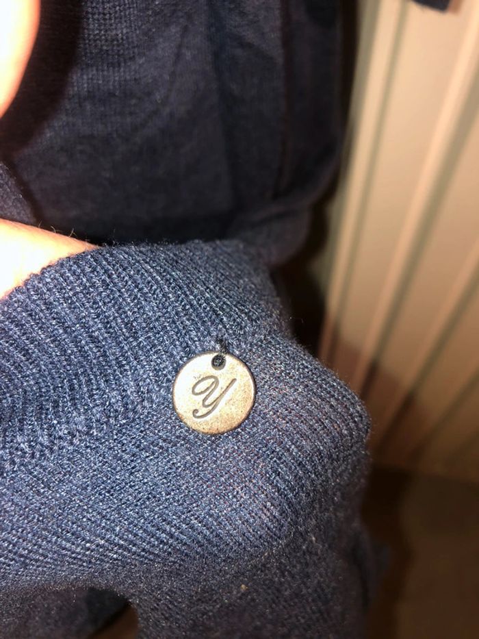 Robe d'hiver Yerse (marine), M / 38 / 10 - photo numéro 4