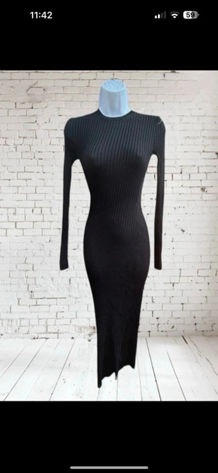 Robe noire Zara neuve - taille S - manches longues