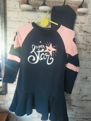Robe et legging Chicaprie 3 ans