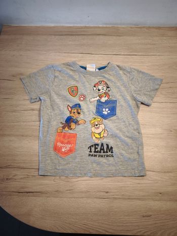 Tee-shirt manches courtes 6 ans pat patrouille
