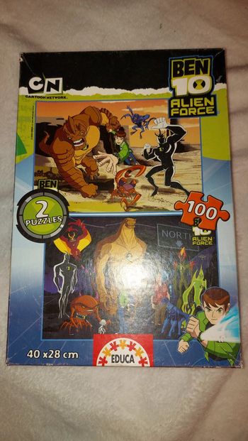 Puzzle 2 en 1 ben10