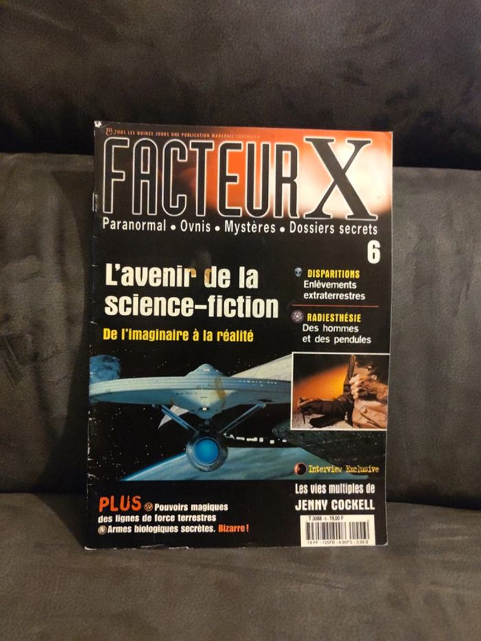 Magazine vintage facteur X numéro 6