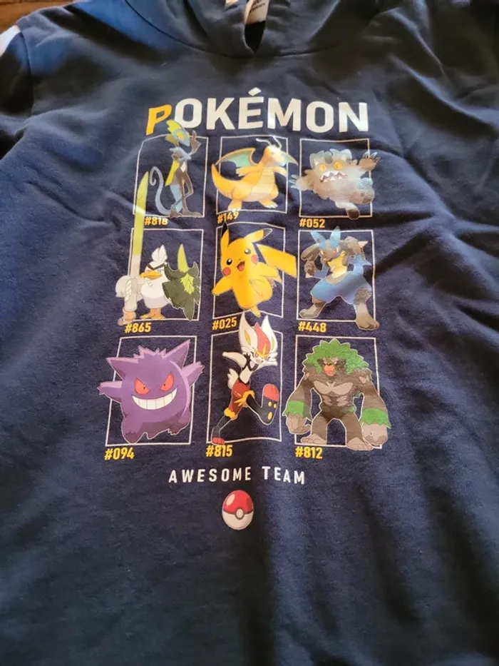 Sweat a capuche pokemon - photo numéro 2