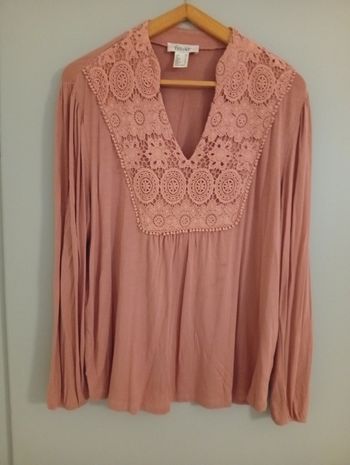 T-shirt rose poudré t46/48